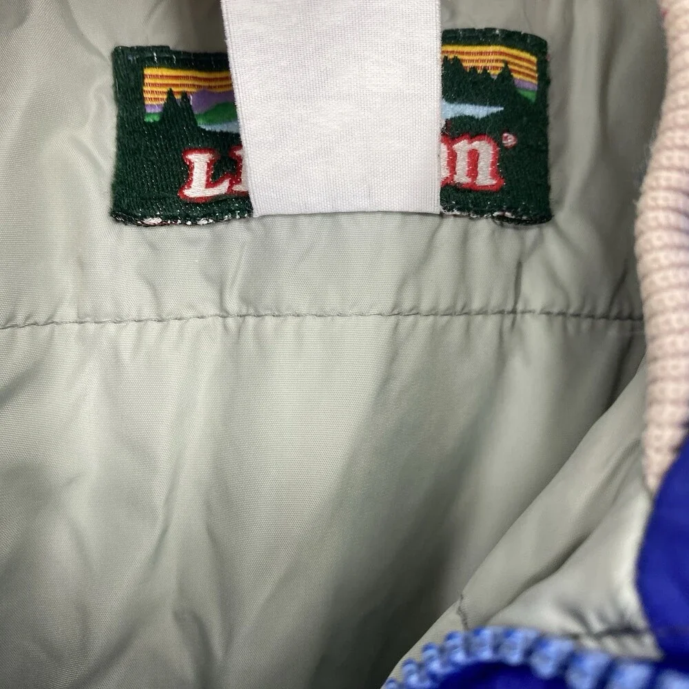 Vintage 80s L.L. Bean Penobscot Parka Teal Hooded Jacket No Size USA Made